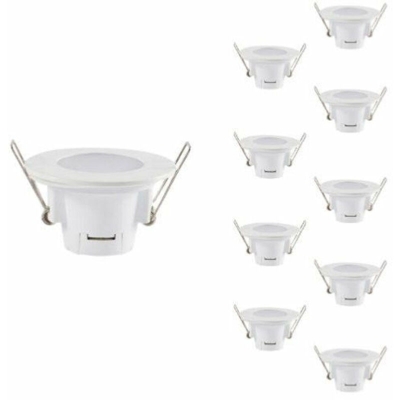 Spot led Etanche 5W Rond Encastrable blanc IP65 (Pack de 10) - b
