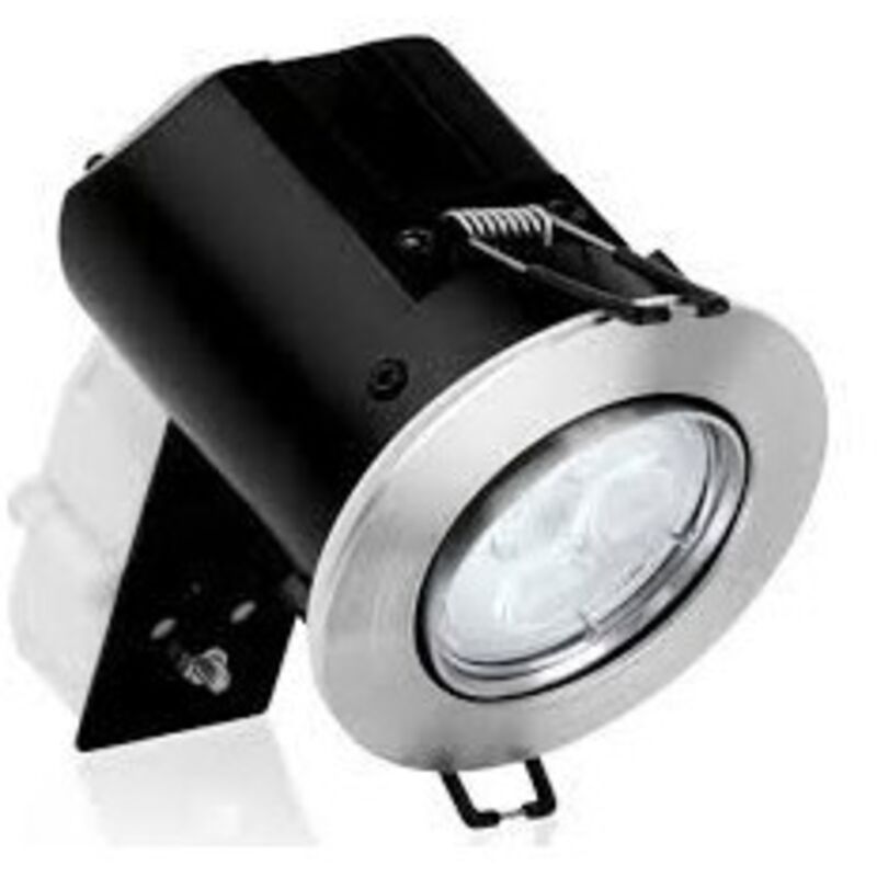 ABI - Spot led étanche à l'air 4000k isored enc bbc rond basc 6w 230v alu brosse