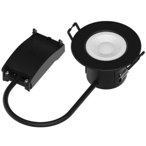 Spot LED étanche encastrable Dimmable CCT 6W Noir IP65 - Unité - SILUMEN