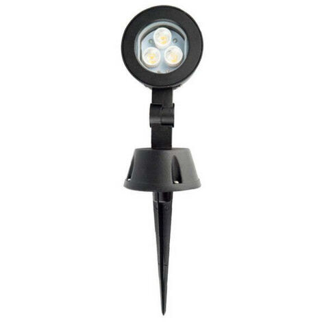 Spot LED Extérieur 3W Argo sur Piquet  3000K Blanc chaud