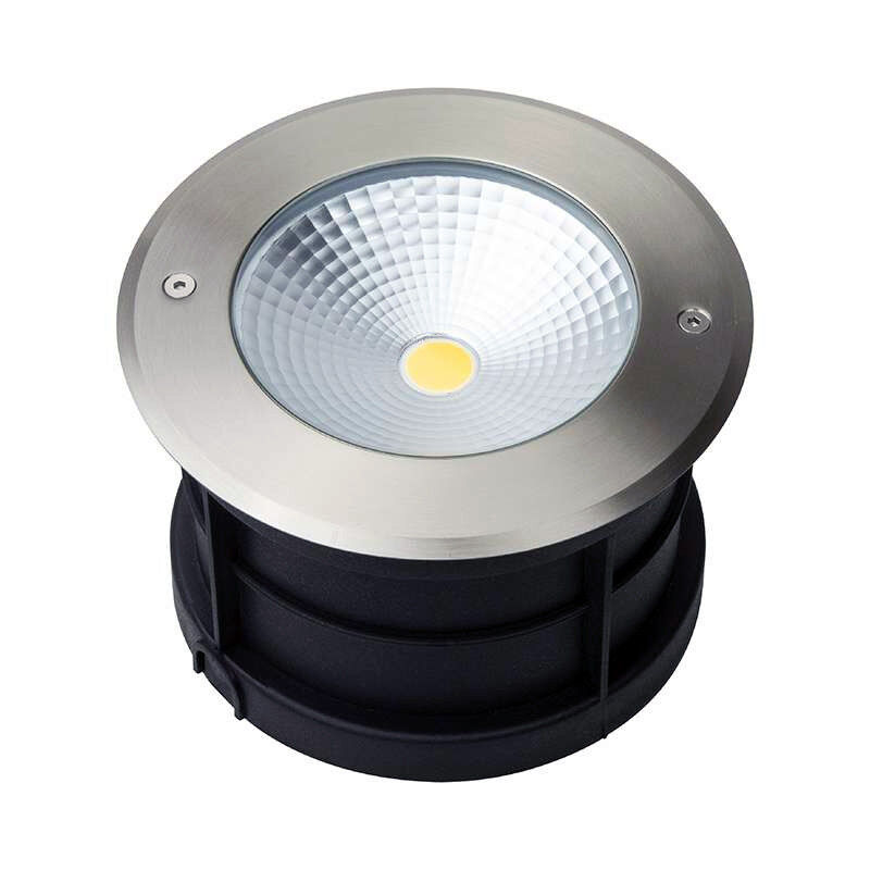 Leclubled - Spot led encastrable sol 20W étanche IP67 - Blanc Naturel 4000K 1750lm - éclairage encastré diamètre 165mm