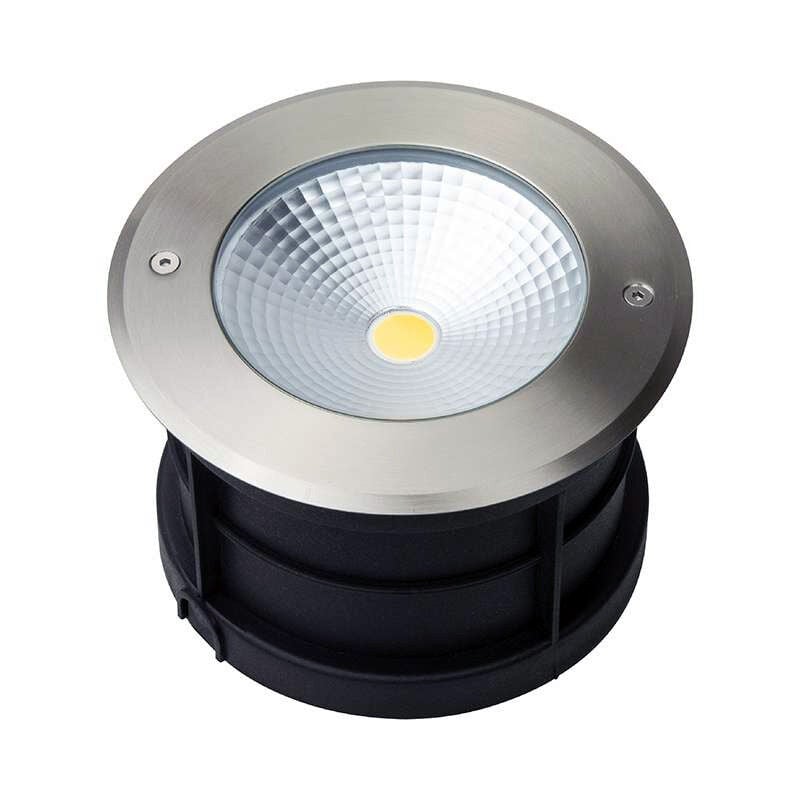 Spot led encastrable sol 20W étanche IP67 - Blanc Froid 6000K 2400lm - éclairage encastré diamètre 165mm