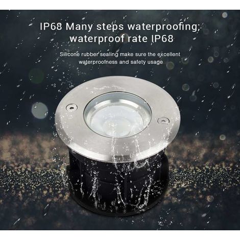 Spot LED Extérieur à Encastrer 5W RGB CCT IP68 SYS Mi-Light | RGB + CCT