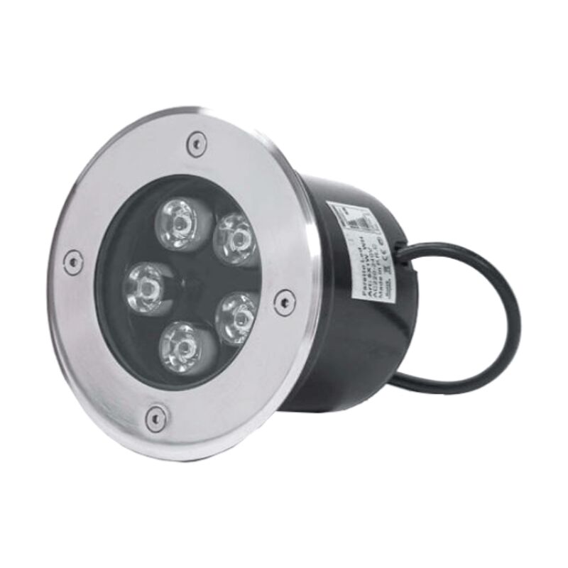 Spot led Extérieur Encastrable IP65 220V Sol 5W 80° Ø130 - Blanc Froid 6000K - 8000K Silamp