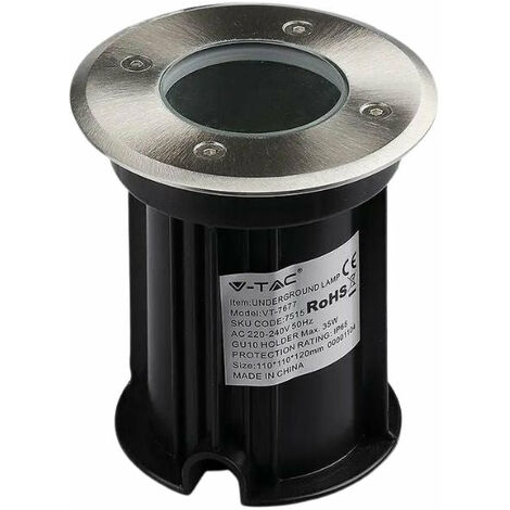 Spot LED Extérieur Encastrable IP65 pour Ampoule GU10 - Unité - SILUMEN