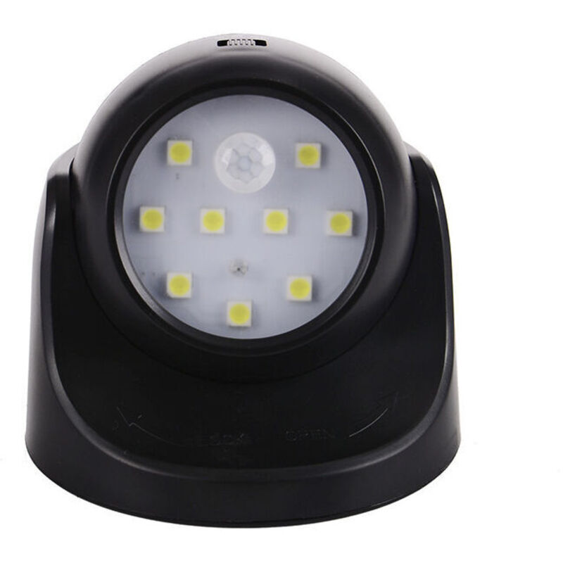 Spot LED Extérieur Sans Fil avec Détecteur de Mouvement, 150 Lumens, Rotation 360°