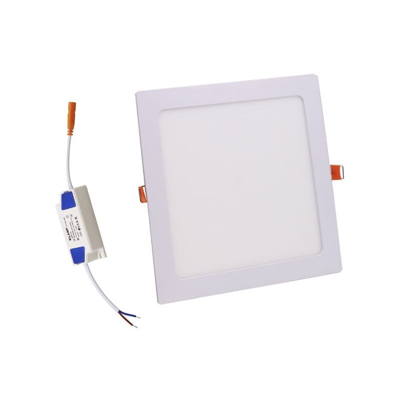 Silamp - Spot led Extra Plat Carré 12W Blanc cct - 3000K/4000K/6000K Silamp - Spot led Extra Plat Carré 12W Blanc cct - 3000K/4000K/6000K