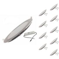Spot LED Extra Plat Downlight Rond 12W ALU (Pack de 10)