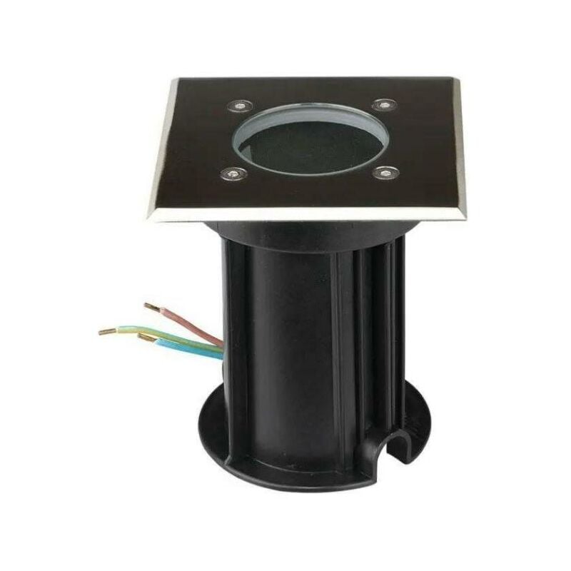 Vtac - Spot led Extérieur Encastrable Carré IP65 pour Ampoule GU10 - si