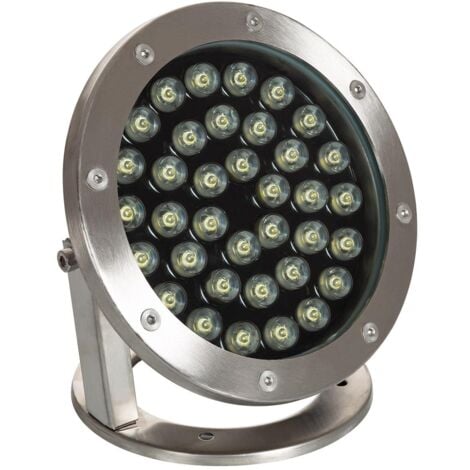 Spot LED Extérieur 7W Fixation au Sol RGB 12V DC - Ledkia