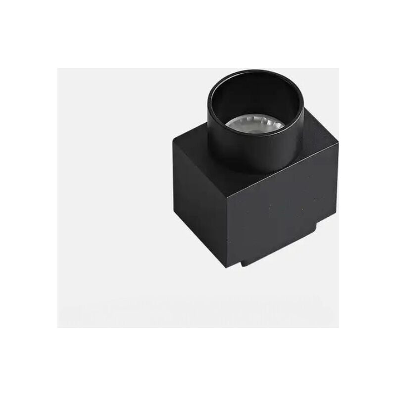 Silumen - Spot led Fixe 5W Noir pour Rail Magnétique Extra Plat MM30 - Blanc Chaud