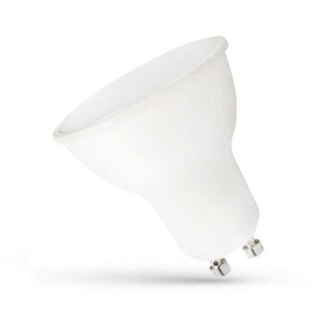 Spot LED GU10 dimmable 480 Lumens Blanc Neutre 4000K, 6 Watts Compatible Variateurs