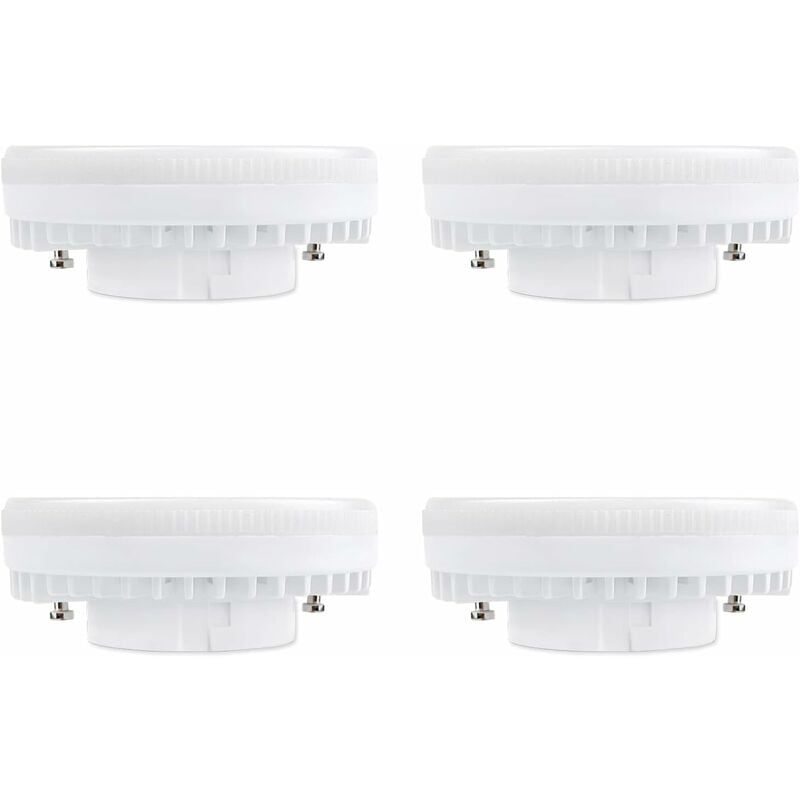 Spot led GX53 9W Blanc Chaud 3000K, 900LM, ac 230V, Equivalent cfl GX53 15-18W, 120° Ampoule Réflecteur led GX53 pour Meuble Cuisine/Armoire,