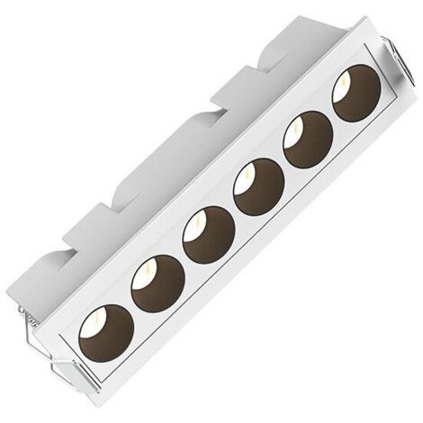 Spot LED linéaire 9W 3000K 650lm IP20 Blanc