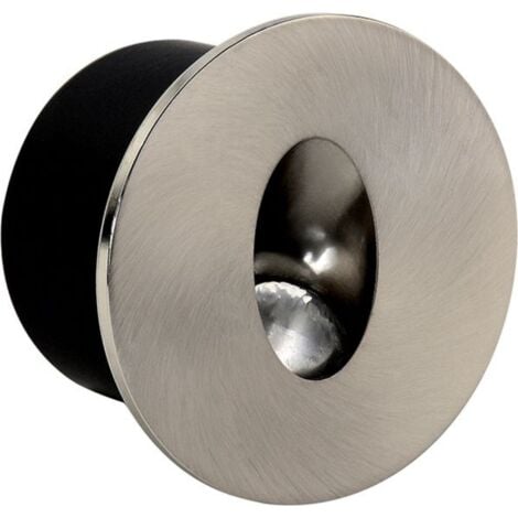 Spot LED mural rond mat chrome 3W 4000K