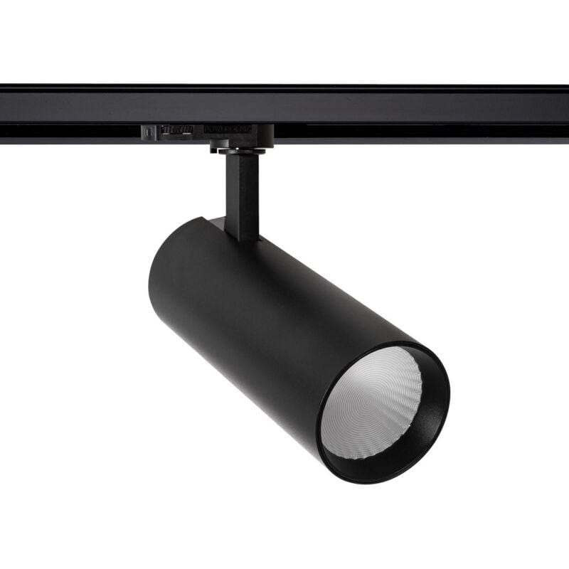 Spot LED sur Rail Triphasé 30W Bertha LIFUD Noir 4000K Blanc neutre