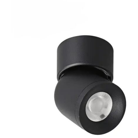 Spot LED Orientable 6W Noir pour Rail Magnétique Extra Plat MM30