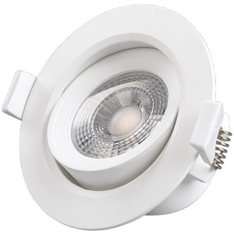 Spot LED 5W (45W) orientable Blanc jour 6000°K alim intégrée