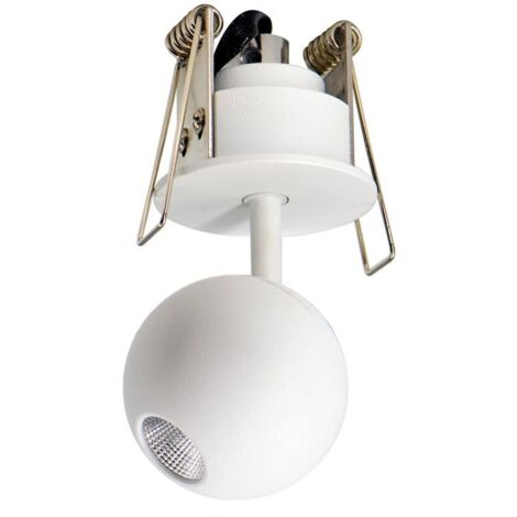 Spot LED Orientable D45 4,5W Blanc Sablé ZAMBELIS - Blanc chaud - 3000K