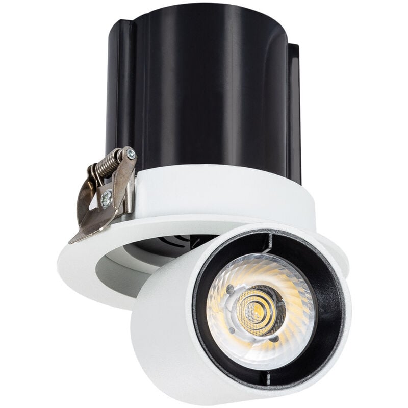 Spot Downlight led 12W Rond Amovible lifud Coupe ø 75mm 6000K Blanc froid