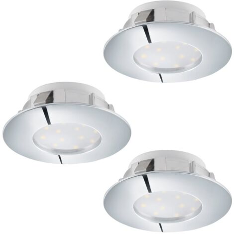 Spot LED Pineda (3) 3x6w - 3000K - 7,8cm dimmable chrome - 95815