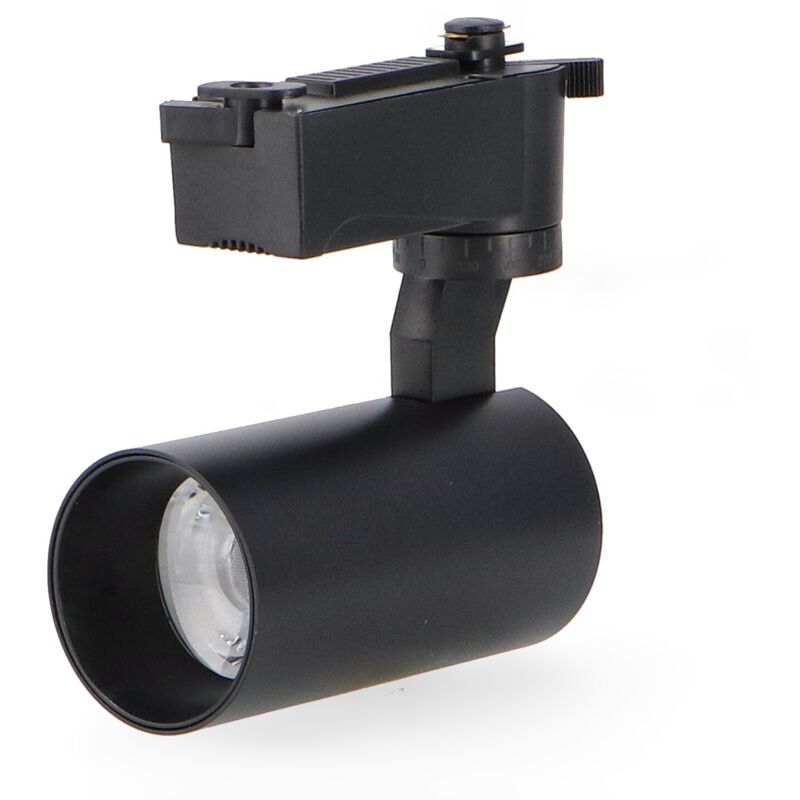 Spot LED sur Rail Noir Berna 12W Monophasé 3000K - Ledme - LM3110 Spot LED sur Rail Noir Berna 12W Monophasé 3000K - Ledme - LM3110