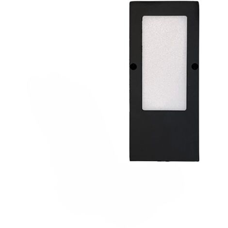 Spot led rectangulaire 12v sans interrupteur (complément pour kit) - Température de couleur : 4500 K - Décor : Noir mat - Flux lumineux : 420 lm - SC HERRAJES