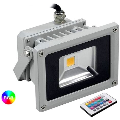 HOUSECURITY SPOT LED RGB COLORÉ POUR L'EXTÉRIEUR IP65 10 WATTS