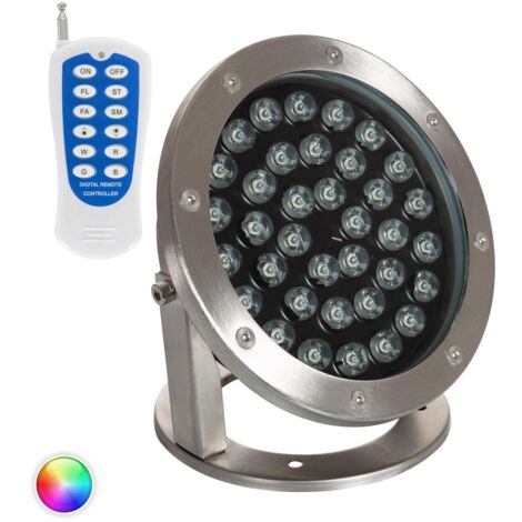 Neinkie Lumières LED submersibles Spots à piles avec petites lampes à  distance Lampe décorative pour bol de poisson Petites lumières LED  télécommandées 