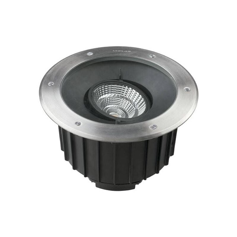 Ledkia - Leds-C4 Gea - L'acier inoxydable au sol enfoncé extérieur par led Uplight a poli 1-10V gradation 30cm 4075lm 4000K IP67