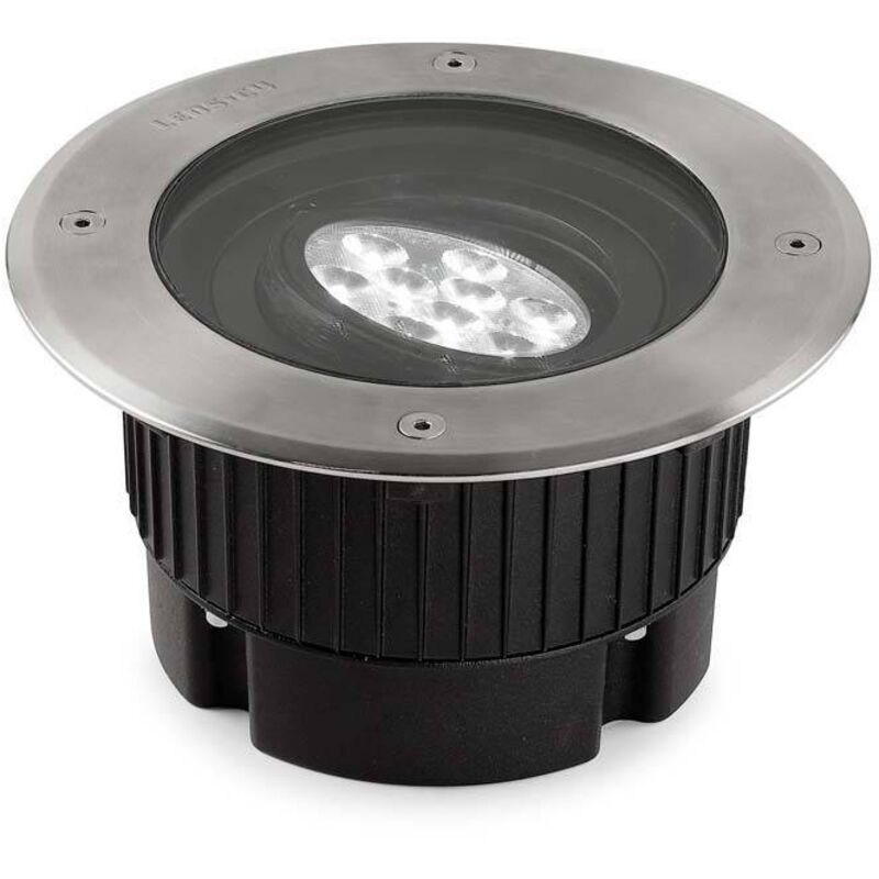 Ledkia - Leds-C4 Gea - Plafonnier led extérieur encastré au sol Inox poli 18,4cm 1647lm 16Â ° 4000K IP67