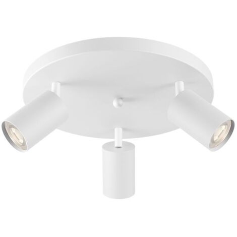 Spot LED saillie 3xGU10 IP20 35W max – Blanc
