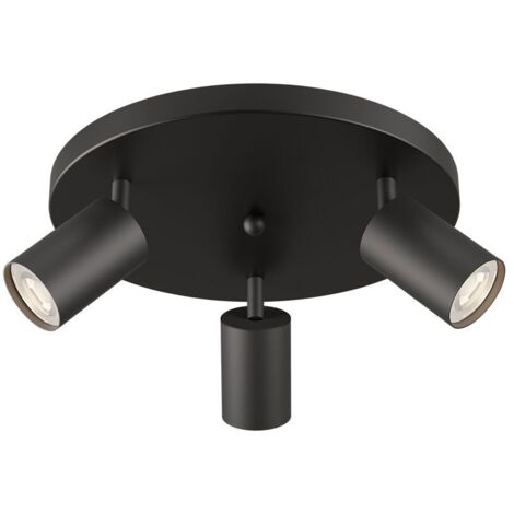 Spot LED Saillie 3xGU10 IP20 35W max – Noir