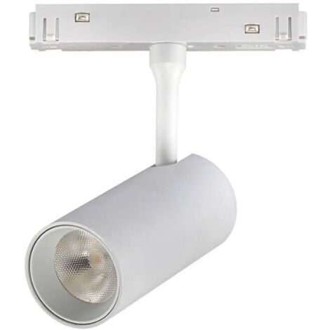 Spot LED Série 16mm 10W pour rail magnétique Blanc 48V 3000K - Ledme - LM3618