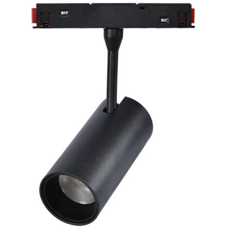 Spot LED Série 16mm 20W pour rail magnétique Noir 48V 4000K - Ledme - LM3569