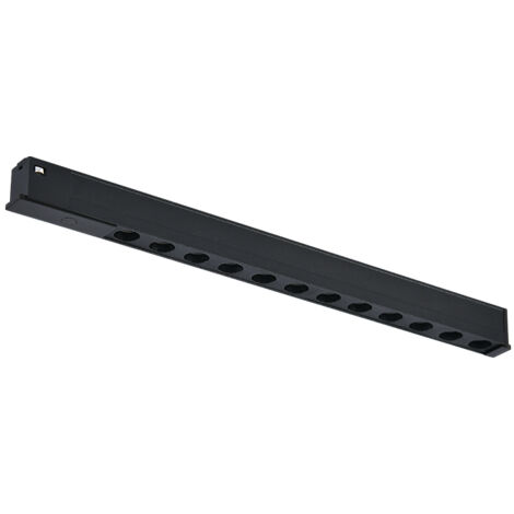 Spot LED Série Couloir 16mm 12W pour rail magnétique Noir 48V 4000K - Ledme - LM3555