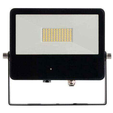 Spot LED SKY 50W IP65 avec capteur intégré 5000k Noir