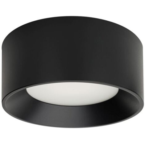 Spot LED soffitto tondo nero 28W 3000-4000K Italux