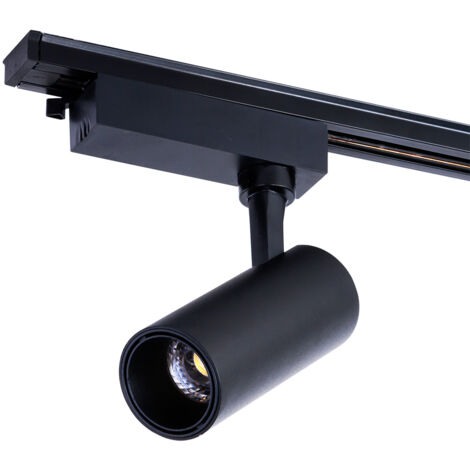 Spot LED sur Rail 20W 2000Lm CRI85 4200ºK Lumiastra Monophasé 40 000H [LUM-ATB060012-BW]