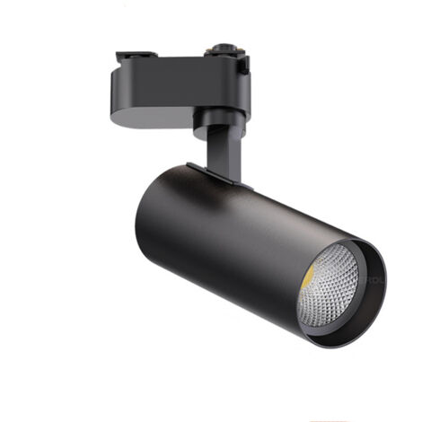 Spot LED sur rail 35 W noir blanc 6 000 K