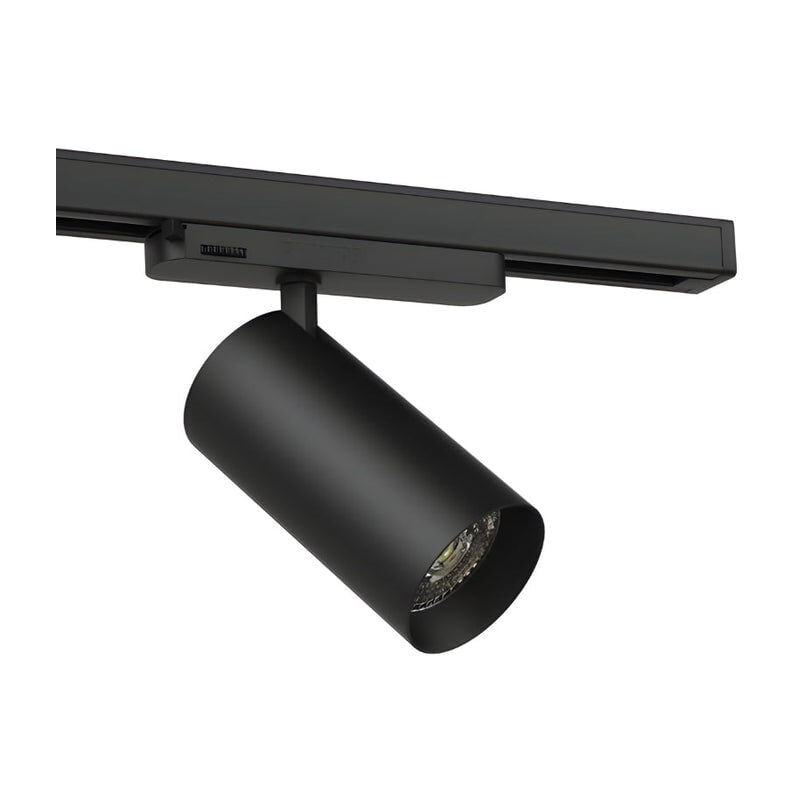 Spot led sur Rail cob Triphasé 30W 36° Noir - Garantie 5 ans - Blanc Neutre Silumen