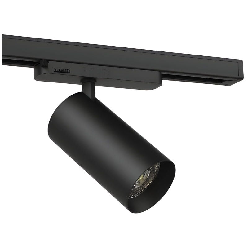 Spot led sur Rail cob Triphasé 40W 36° Noir Philips - Garantie 5 ans - Blanc Chaud 2300K - 3500K Silamp
