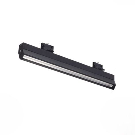 Spot LED sur Rail Linéaire Triphasé 90cm 40W Noir Garantie 5 ans - Blanc Neutre  - SILUMEN