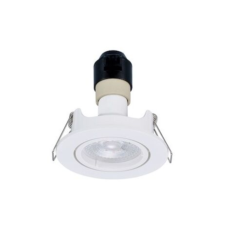 Spot LED SYLSPOT ORIENTABLE - Flux lumineux (lm) : 345 lm - Température de couleur : 3000 K - Coloris : blanc - Conditionnement : 1 - SYLVANIA