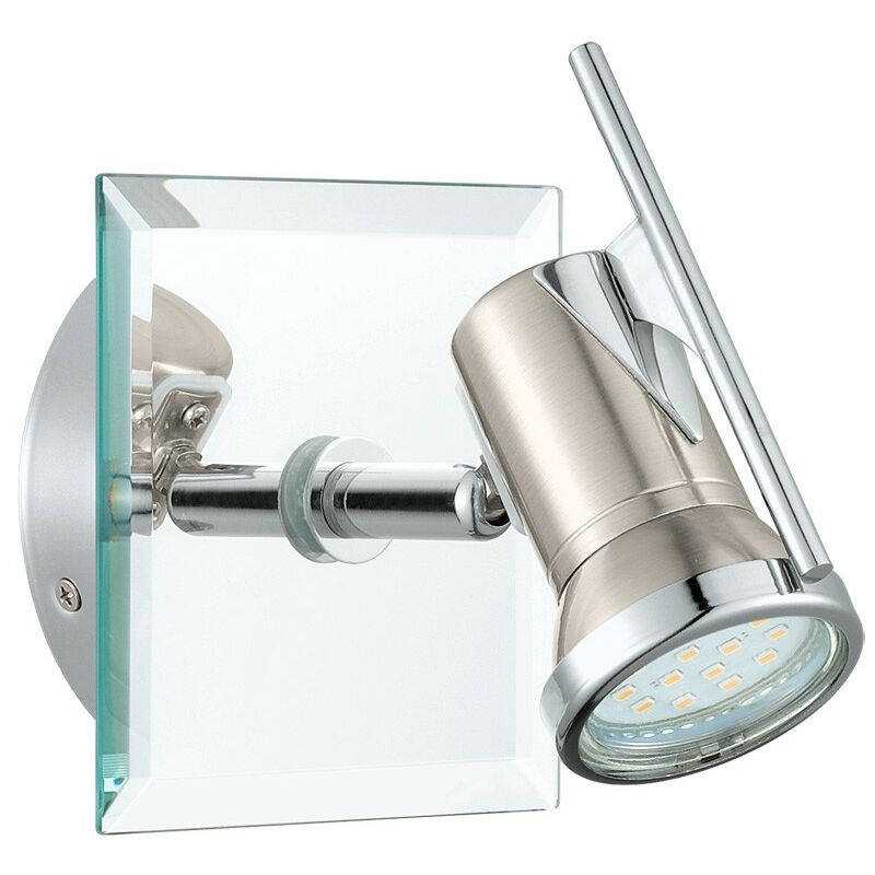 Eglo - Spot led tamara 1 nickel satinato, cromo