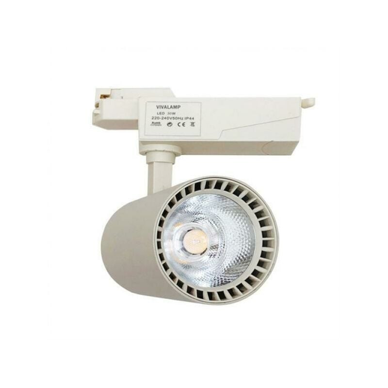 Spot led track 30w single phase led track lighting fb-9-30w 6400k