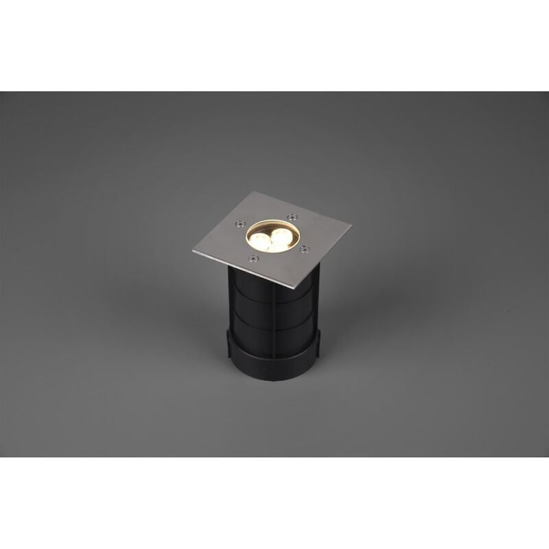 Iperbriko - Spot Led Walk-over IP65 Nickel Belaja 11x11 cm Trio Lighting