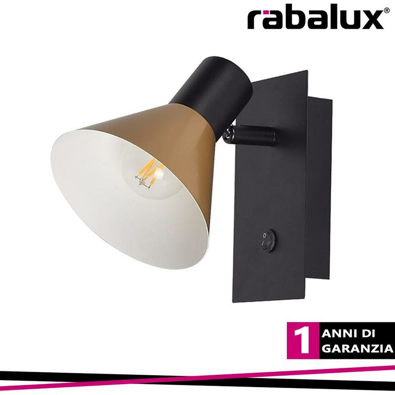 Image of Alvaro, Indoor Metal Spot Lamp, E14 1x Max 40w, Black And Go
