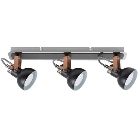 Spot Light Balzac metallo nero opaco / champagne / cromo / nero / bianco B: 43cm