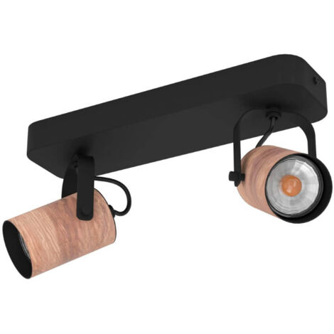 Spot Light Cayuca Brown Brown GU10 2x3W L: 28cm B: 10 cm H: 12 cm Dimmable